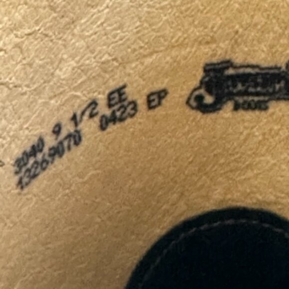 Justin Men's Tobias 12" Western Boots in Size 9 1/2 EE - NWOT Condition USA Made - Picture 5 of 9